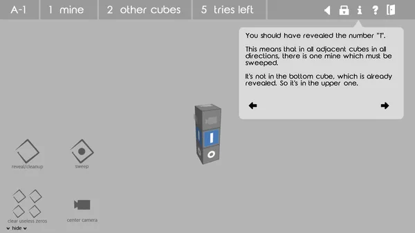 Asteroids Minesweeper screenshot 1