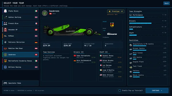 Team Principal: A Racing Manager screenshot 10