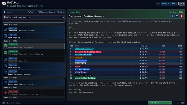 Team Principal: A Racing Manager screenshot 8