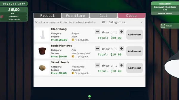Weed Supermarket Simulator: Prologue screenshot 7