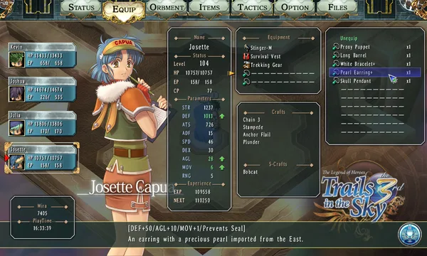 Screenshot 11 di The Legend of Heroes: Trails in the Sky the 3rd