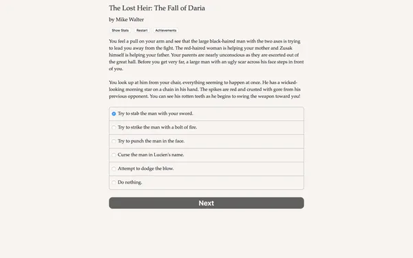 The Lost Heir: The Fall of Daria screenshot 2