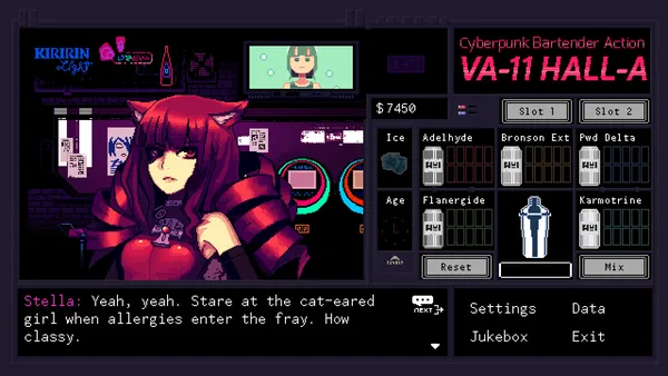 Screenshot 3 di VA-11 Hall-A: Cyberpunk Bartender Action