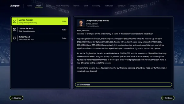 FD 27: Direct Your Football Club screenshot 11