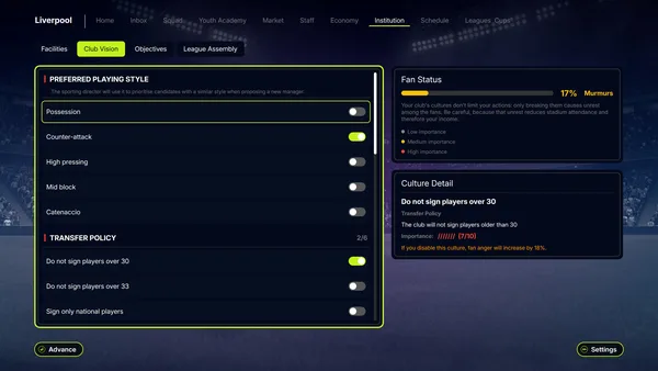 FD 27: Direct Your Football Club screenshot 13