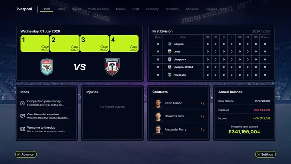 FD 27: Direct Your Football Club screenshot 3
