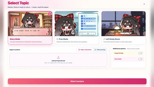 Paper2Galgame screenshot 6
