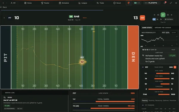 War Room Football screenshot 1
