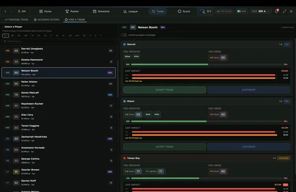 War Room Football screenshot 15
