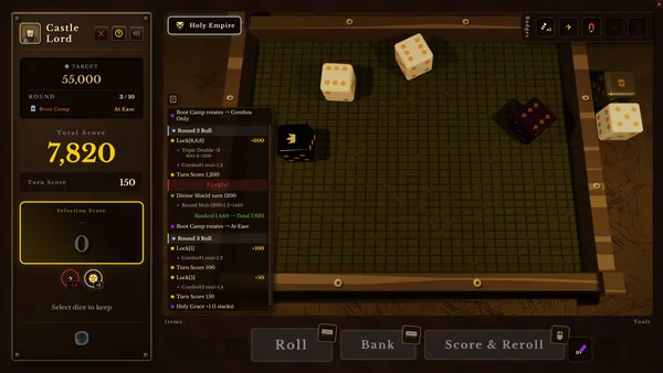 Dice Tavern: Farkle Roguelike screenshot 1