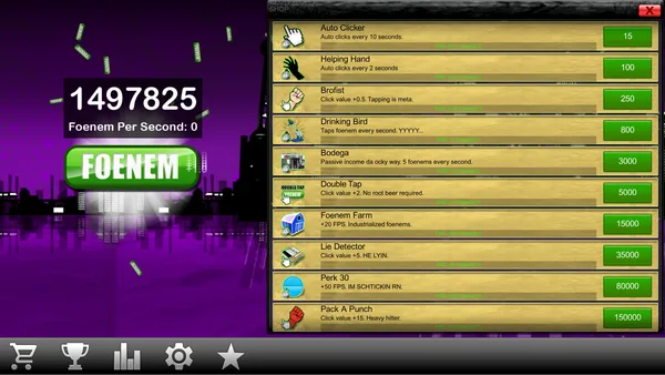 PeeWee Purpdrank's FOENEM Clicker screenshot 2