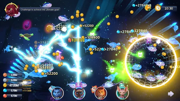 Meow Squad: Incremental Fishing screenshot 8