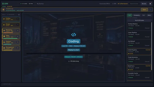 Idle Startup screenshot 1
