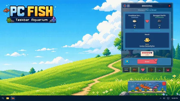 PC FISH: Taskbar Aquarium screenshot 4