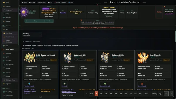 Path of the idle cultivator screenshot 2
