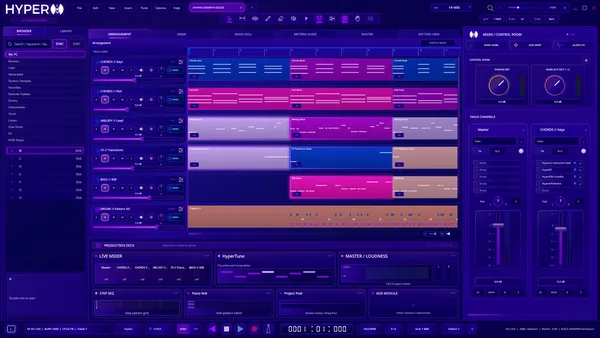 HyperION DAW screenshot 1