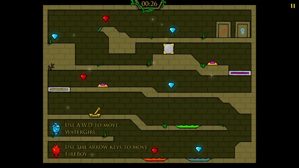 Fireboy & Watergirl 1: The Forest Temple screenshot 1