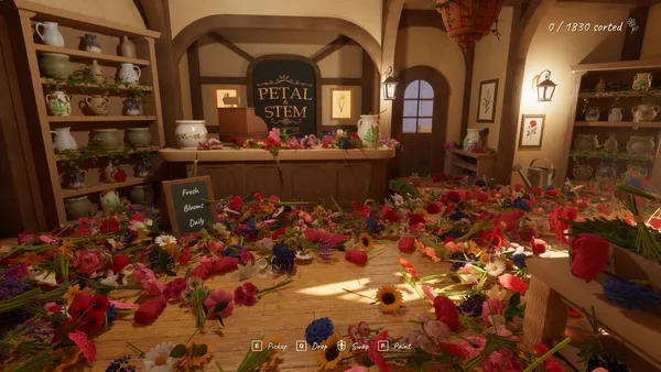 Tidy Up the Flower Shop screenshot 1