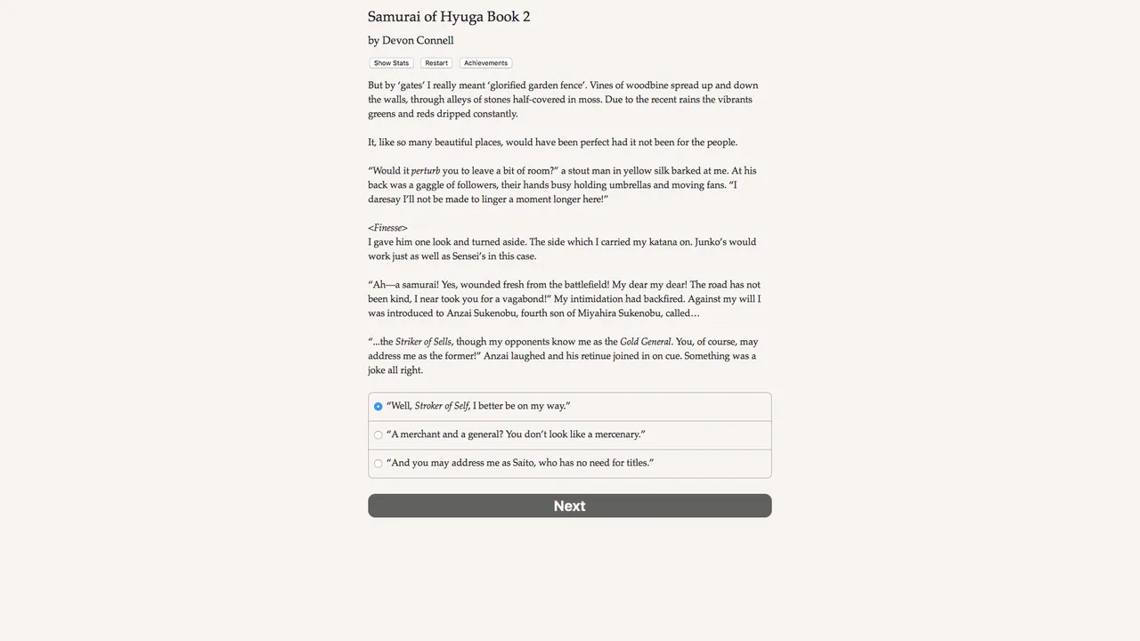 Samurai of Hyuga Book 2 screenshot 1