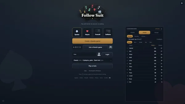 Follow Suit screenshot 4