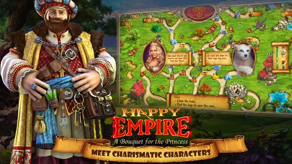 Happy Empire - A Bouquet for the Princess screenshot 2