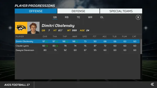 Axis Football 2017 screenshot 23