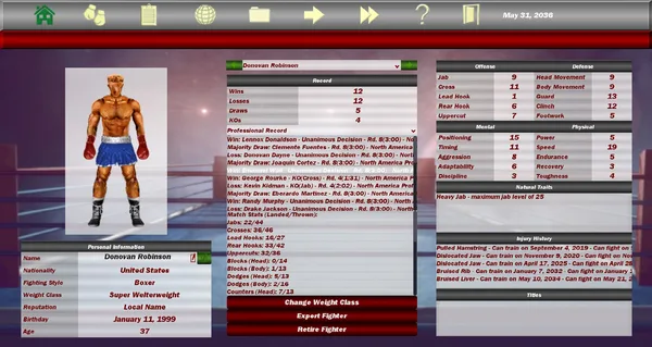 World Boxing Manager screenshot 1