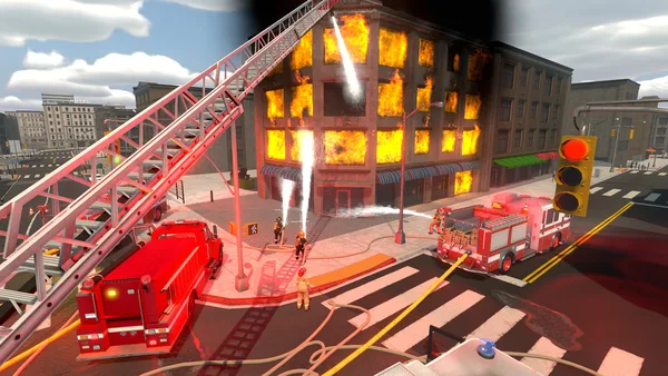 Screenshot 13 di Flashing Lights - Police, Firefighting, Emergency Services (EMS) Simulator