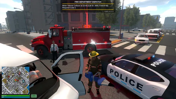 Screenshot 20 di Flashing Lights - Police, Firefighting, Emergency Services (EMS) Simulator