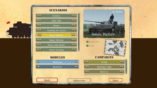 Tank On Tank Digital  - West Front screenshot 2