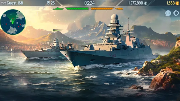 Naval Armada: Fleet Battle screenshot 5