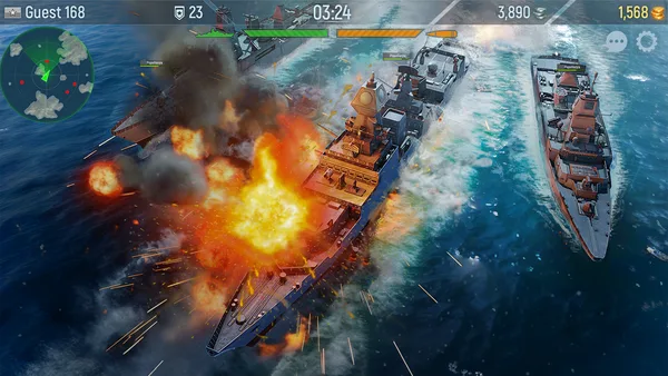 Naval Armada: Fleet Battle screenshot 7