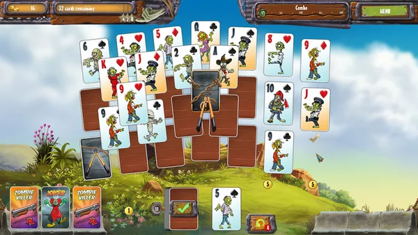 Zombie Solitaire 2 Chapter 2 screenshot 1