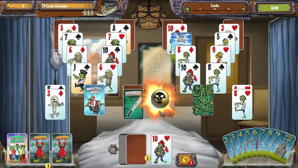 Zombie Solitaire 2 Chapter 3 screenshot 9