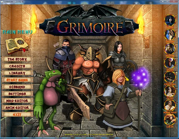 Grimoire : Heralds of the Winged Exemplar (V2) screenshot 1