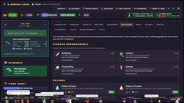 A Mining Game screenshot 3