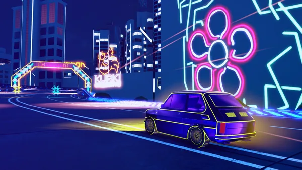 Electro Ride: The Neon Racing screenshot 9