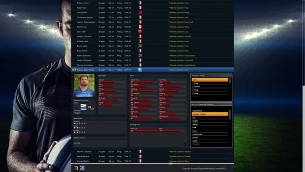 National Rugby Manager screenshot 16