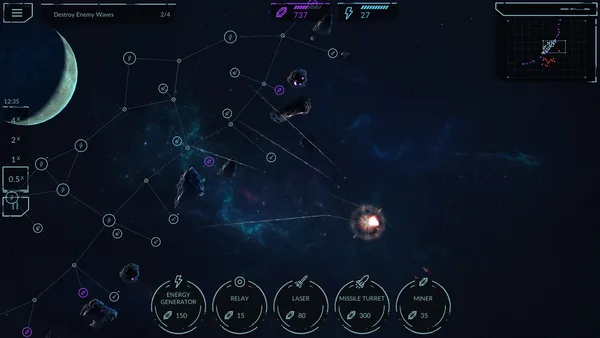 Phantom Signal — Sci-Fi Strategy Game screenshot 1