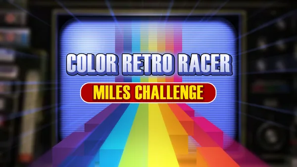 FIRST STEAM GAME VHS - COLOR RETRO RACER : MILES CHALLENGE screenshot 1