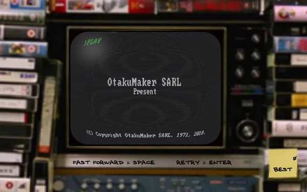 FIRST STEAM GAME VHS - COLOR RETRO RACER : MILES CHALLENGE screenshot 5