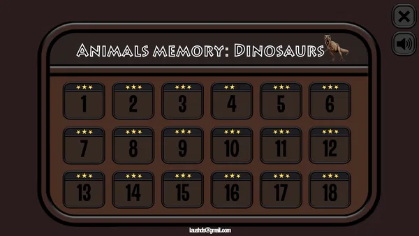 Animals Memory: Dinosaurs screenshot 5