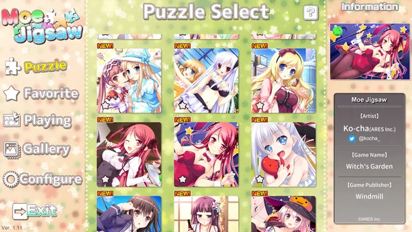 Moe Jigsaw screenshot 2