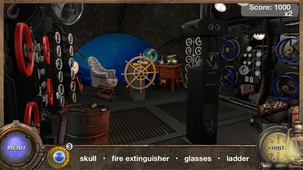 Hidden Object Adventure: Captain Nemo. Objets Cachés screenshot 3