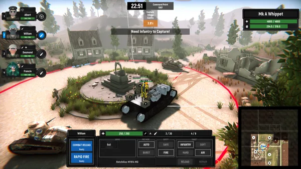 Armored Battle Crew [World War 1] - Tank Warfare and Crew Management Simulator screenshot 13