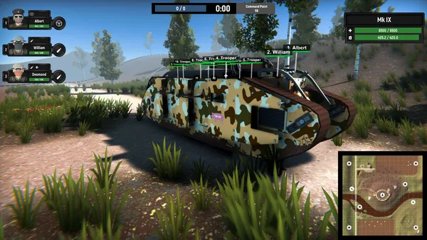 Armored Battle Crew [World War 1] - Tank Warfare and Crew Management Simulator screenshot 16