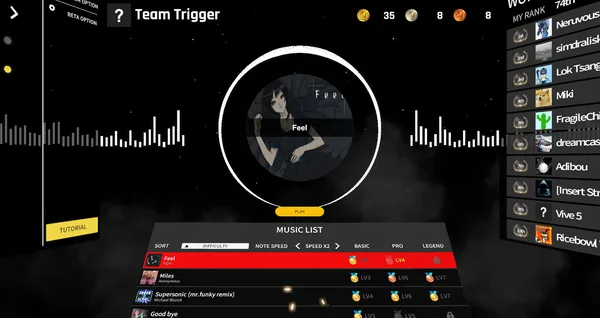 TapSonic World Champion VR screenshot 1