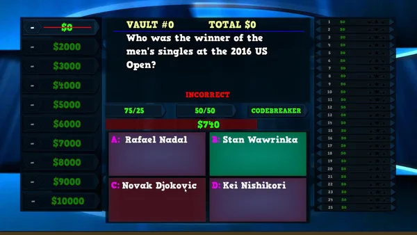 Trivia Vault: Tennis Trivia screenshot 1