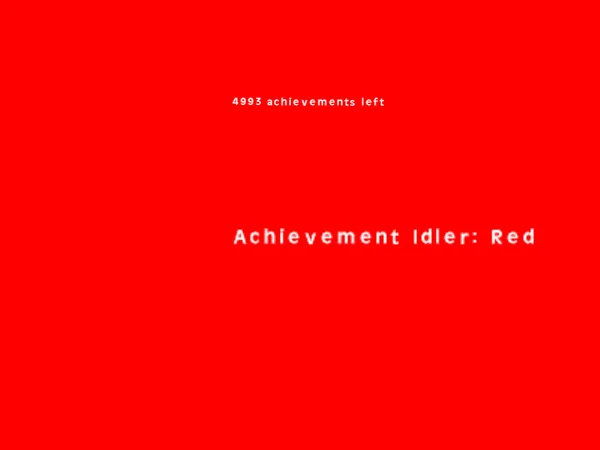 Achievement Idler: Red screenshot 5