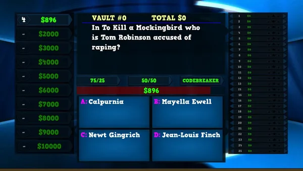 Trivia Vault: Literature Trivia screenshot 2
